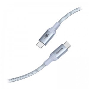 Ugreen 75732 L534 USB-C–USB-C 2m 240W szürke-fehér kábel-1