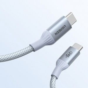 Ugreen 75732 L534 USB-C–USB-C 2m 240W szürke-fehér kábel-3