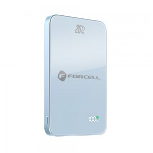 Kék Forcell F-Energy SuperSlim F5K8 MagSafe-kompatibilis powerbank QC4.0 PD3.0 15 W 5000 mAh-11