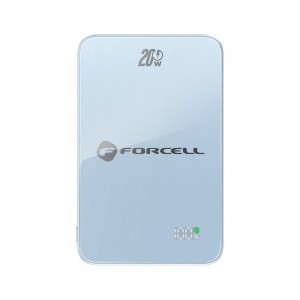Kék Forcell F-Energy SuperSlim F5K8 MagSafe-kompatibilis powerbank QC4.0 PD3.0 15 W 5000 mAh-10