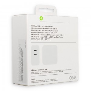 Apple gyári 35W kétportos USB Type-C hálózati töltő adapter (MW2K3ZM/A)-2