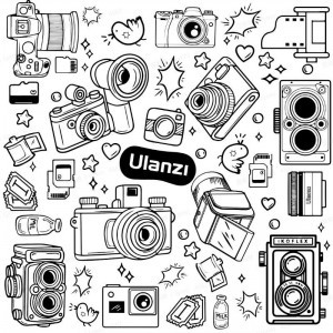 Ulanzi C069 Védőkendő (Fekete-fehér)