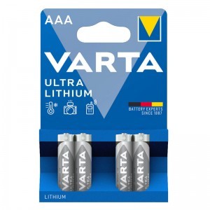 Varta Ultra Lithium AAA / LR03 elem - BL4
