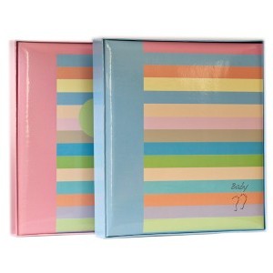 Fotoplus Baby Stripes fotóalbum 20/25,8x28 öntapadós