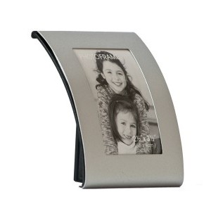 Fotoplus domború fém képkeret 6,5x9cm álló ezüst