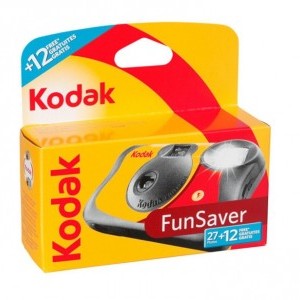 Kodak Fun Saver 27+12 képkockás vakus egyszer használatos fényképezőgép
