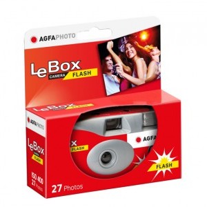 Agfa LeBox Flash vakus egyszer használatos fényképezőgép