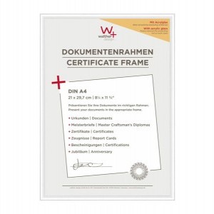 Walther New Lifestyle műanyag dokumentum keret 21x29,7 fehér