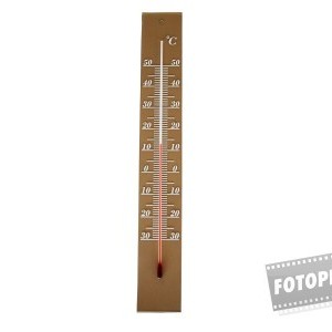 Üveghátlapos hőmérő, füst színű -30+50