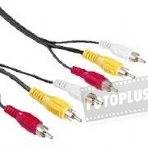 Hama 2x3 rca 2m összekötőkábel