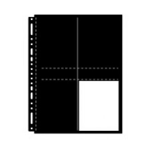 Henzo Zsebes betétlap 8x9x13 fekete