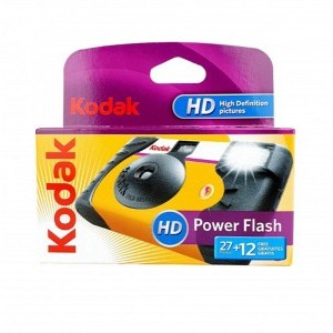 Kodak Fun Power Flash 27+12 képkockás vakus egyszer használatos fényképezőgép