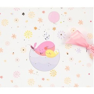 Goldbuch Little Whale Pink vendégkönyv