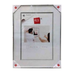 KLS Serie műanyag keret 60x80 ezüst