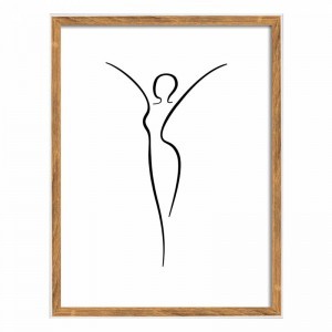 Walther Silhouette 30x40 képkeret natúr