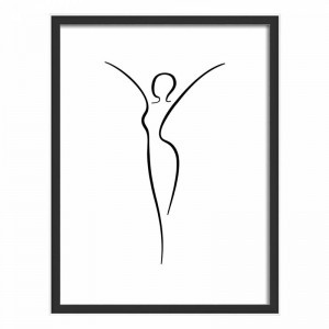 Walther Silhouette 30x40 képkeret fekete