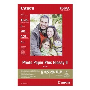 Canon PP-201 5 lap 10x15 cm fényes fotópapír 265g