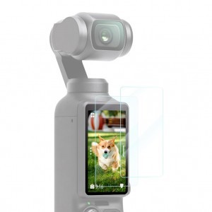 K&F Concept edzett üveg kijelzővédő fólia kit DJI Osmo Pocket 4 kamerához