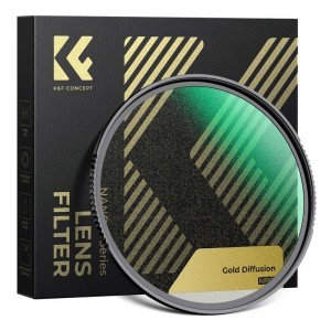 K&F Concept 82 mm Gold Diffusion 1/4 szűrő, Nano-Xcel Series