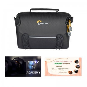 Lowepro Adventura Go SH 140 (fekete) + Kattanjki Kupon + Sony oktatás a fotoplusnál