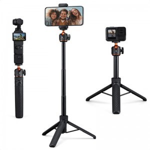 K&F Concept 65 cm-es asztali állvány és szelfibot gömbfejjel