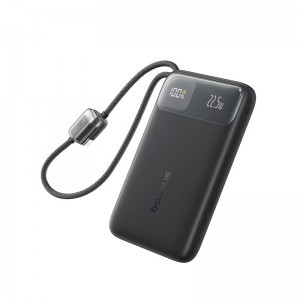 Baseus EnerFill FC11, 20000mAh, 22.5W, QC + PD, Fekete Powerbank