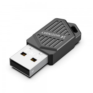 Wozinsky kétsávos USB Wi‑Fi 6 adapter Bluetooth 5.4-gyel - fekete