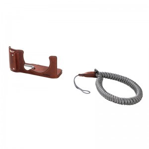 Smallrig 4880 bőr fél tok kit Fujifilm X-M5 fényképezőgéphez, barna