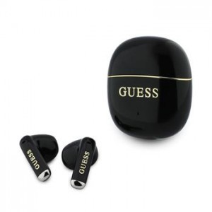 Guess Gold Line Glossy Classic Logo TWS Vezeték nélküli Fülhallgató Fekete