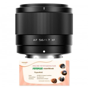 Viltrox AF 56mm f/1.7 objektív + Kattanjki Klub Online fotós kurzus - 40.000Ft értékű kupon