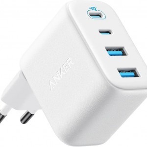 Anker Zolo fali töltő, 50W, 3A, 2 x USB-A - 2 x USB-C, fehér