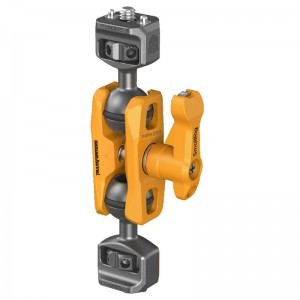 Smallrig 5522 Magic Arm Support with Dual Ball Heads 1/4”-20 Screws (Bumblebee Edition)