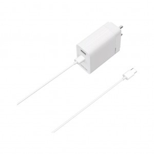 Oppo SuperVOOC USB-C 100 W-os hálózati töltőadapter USB-C adatkábel, fehér