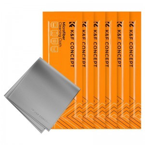 K&F Concept mikroszálas tisztítókendő készlet, 6 db