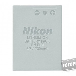Nikon EN-EL8 Li-Ion akku (Coolpix S1, S2, S3, S5)