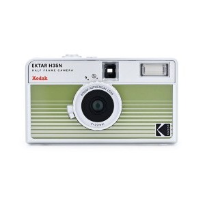 Kodak Half Frame Film Camera Ektar H35N csíkos zöld