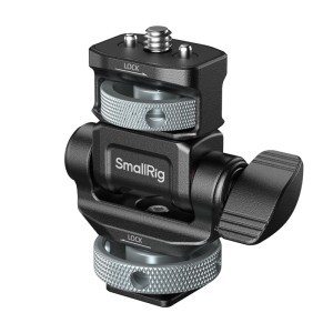 Smallrig 6313 monitortartó vízszintes és függőleges felvételhez vakupapucs rögzítéssel