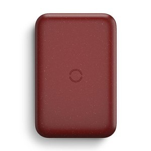UNIQ Hyde Air 10000 mAh vezeték nélküli powerbank, bordó