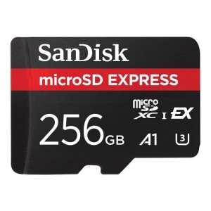 Sandisk 256 GB Express MicroSD kártya 880/650/210MB/s, U3, C10