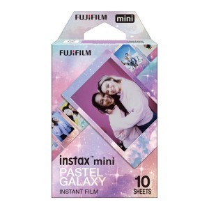 Fujifilm Instax Mini fényes instant film, Pastel Galaxy (10 darabos csomag)