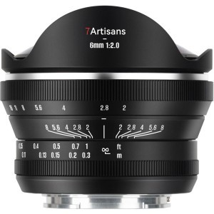 7Artisans 6mm F2.0 objektív (Sony E bajonett)
