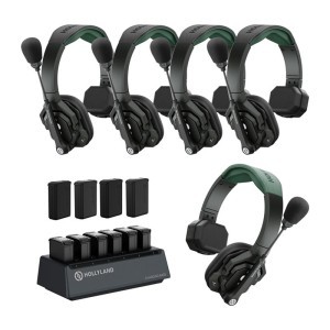 Hollyland Solidcom Se Pro 5 Person Noise Cancelling Headset Intercom