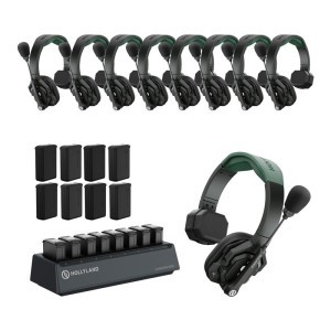 Hollyland Solidcom Se Pro 9 Person Noise Cancelling Headset Intercom