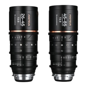 Laowa Proteus Zoom 2X Anamorphic objektív csomag (26-45mm, 45-85mm) - Amber (Meters) ARRI PL + EF