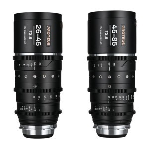 Laowa Proteus Zoom 2X Anamorphic objektív csomag (26-45mm, 45-85mm) - Silver (Meters) ARRI PL + EF