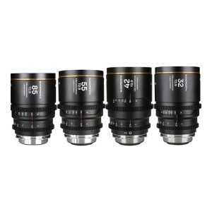 Laowa Nanomorph LF Prime objektív készlet (32MM, 42MM, 55MM, 85MM) (Amber) ARRI PL + EF