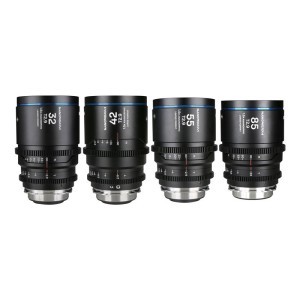 Laowa Nanomorph LF Prime 4-Lens Boundle (32mm, 42mm, 55mm, 85mm) (BLUE) ARRI PL + EF