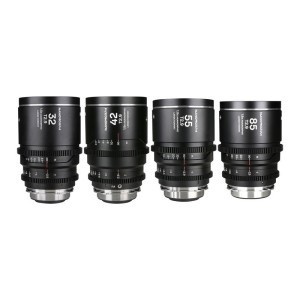 Laowa Nanomorph LF Prime 4-Lens Boundle (32mm, 42mm, 55mm, 85mm) (Silver) ARRI PL + EF