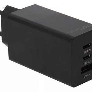 Patona Premium GaN PD65W töltő adapter 2xUSB-C 1xUSB-A 3.0 fekete