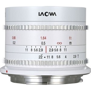 Laowa 9mm T2.9 Zero-D Cine (White) Canon RF objektív